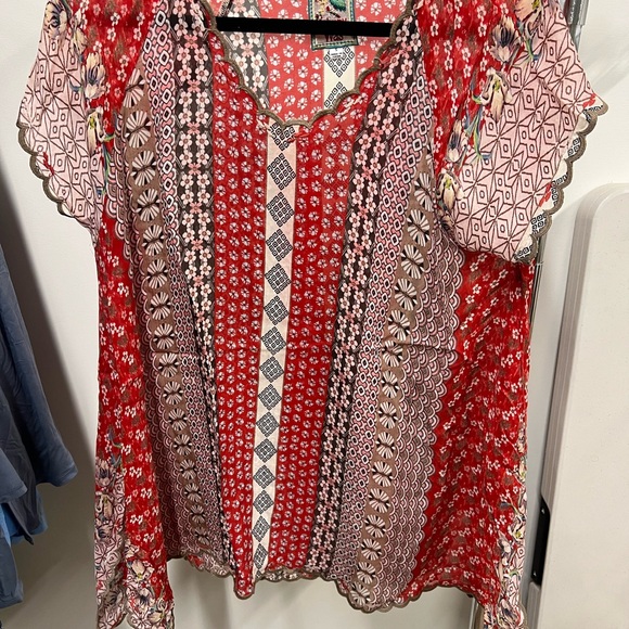 Johnny Was colorful shirt tunic | size small - Picture 4 of 5